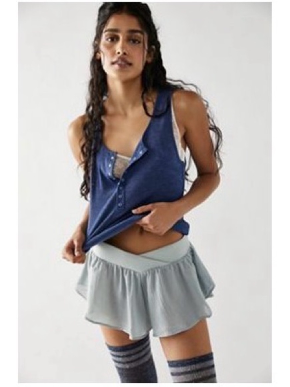 Free People Intimately Cross My Mind Shorts